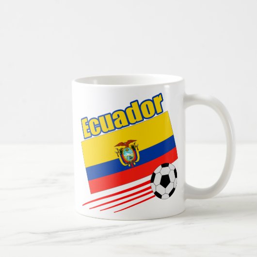 Ecuador Soccer Team Koffiemok (Rechts)