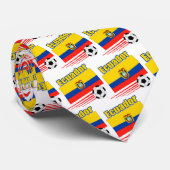 Ecuador Soccer Team Stropdas (Opgerold)