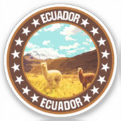 Ecuador Sticker (Voorkant)