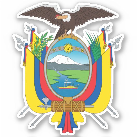 Ecuador Sticker (Voorkant)