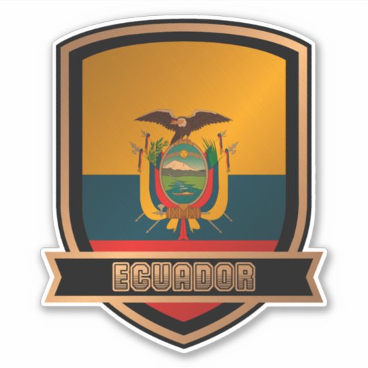 Ecuador Sticker (Voorkant)
