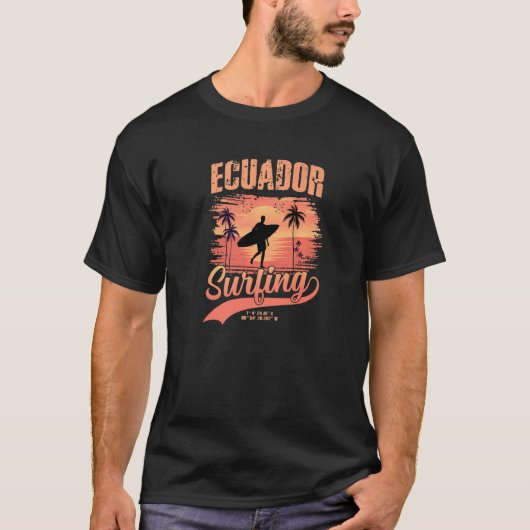 Ecuador Surfing T-shirt (Voorkant)