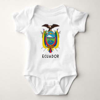 Ecuador - symbool/wapen/vlag/kleuren/embleem romper