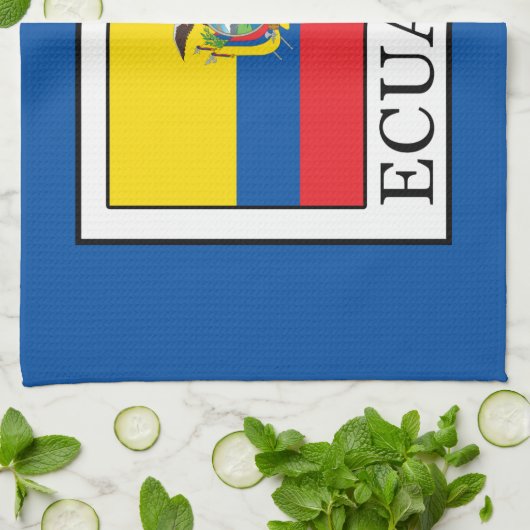 Ecuador Theedoek (Gevouwen)