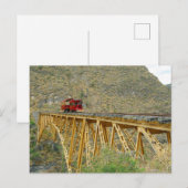 Ecuador-trein Briefkaart (Voorkant / Achterkant)