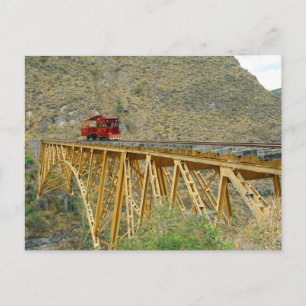 Ecuador-trein Briefkaart