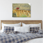 Ecuador-trein Canvas Afdruk (Insitu (Slaapkamer))