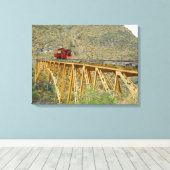 Ecuador-trein Canvas Afdruk (Insitu (Houten vloer))