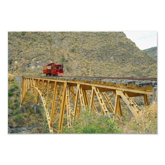 Ecuador-trein Foto Afdruk (Voorkant)