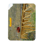 Ecuador-trein Magneet (Verticaal)