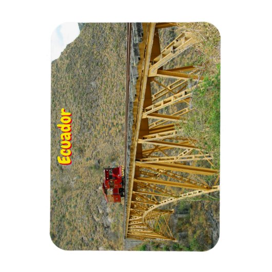 Ecuador-trein Magneet (Verticaal)