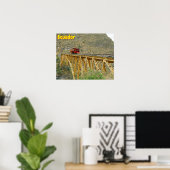 Ecuador-trein Poster (Thuiskantoor)
