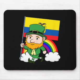 Ecuador Trots Ecuadoriaanse Vlag St. Patricks Dag  Muismat