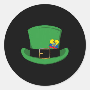 Ecuador Trotse Ecuadoraanse vlag St. Patrick's Day Ronde Sticker