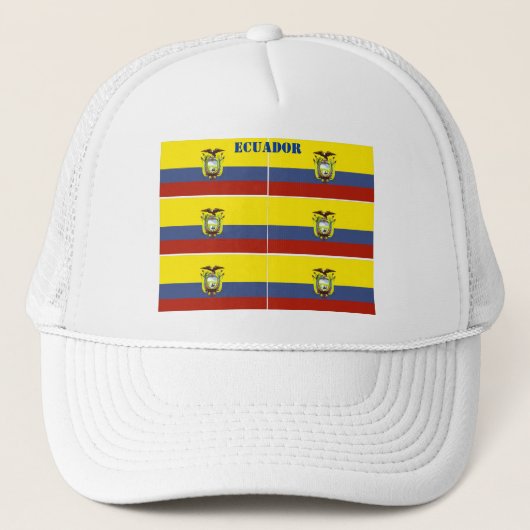 Ecuador trucker hats pet (Voorkant)