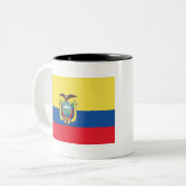 Ecuador Tweekleurige Koffiemok (Voorkant links)