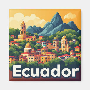 Ecuador Vakantie Aandenken Voor Reisliefhebbers Magneet