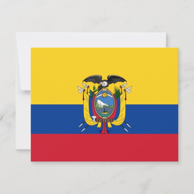 Ecuador vlag (Voorkant)