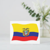 Ecuador Vlag Ansichtkaart Briefkaart (Staand voorkant)