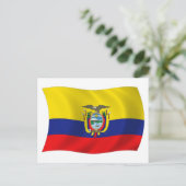 Ecuador Vlag Ansichtkaart Briefkaart (Staand voorkant)