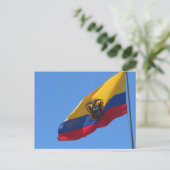 ecuador vlag briefkaart (Staand voorkant)