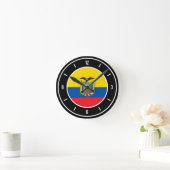 Ecuador Vlag Elegant Ronde Klok (Huis)