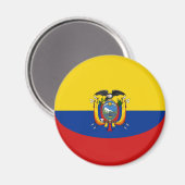 Ecuador Vlag magneet (Voorkant / Achterkant)