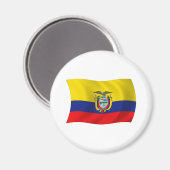 Ecuador Vlag Magneet (Voorkant / Achterkant)