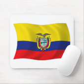 Ecuador Vlag Muismat (Met muis)