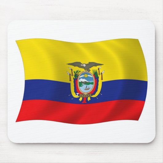 Ecuador Vlag Muismat (Voorkant)