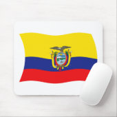 Ecuador Vlag Muismat (Met muis)