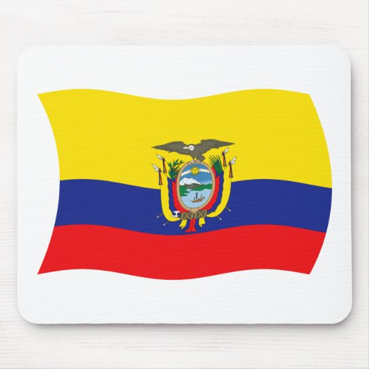 Ecuador Vlag Muismat (Voorkant)