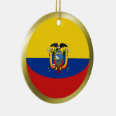 Ecuador Vlag Ornament (Rechts)