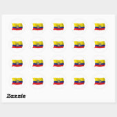 Ecuador Vlag Sticker (Vel)