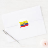 Ecuador Vlag Sticker (Envelop)