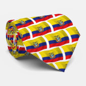 Ecuador Vlag Stropdas (Opgerold)