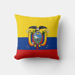 Ecuador Vlag x Vlag Pijler Kussen