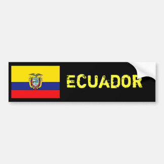 Ecuador-vlaggenbumper Bumpersticker