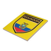 Ecuador-vlaggenschip Tegeltje (Zijkant)