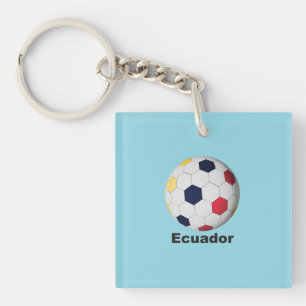 Ecuador Voetbal Sleutelhanger