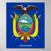 ECUADOR* Wapenbekleding Poster (Voorkant)