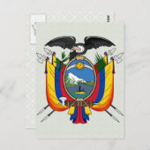 Ecuador wapendetaillijst briefkaart (Voorkant / Achterkant)