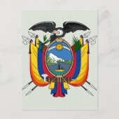 Ecuador wapendetaillijst briefkaart (Voorkant)