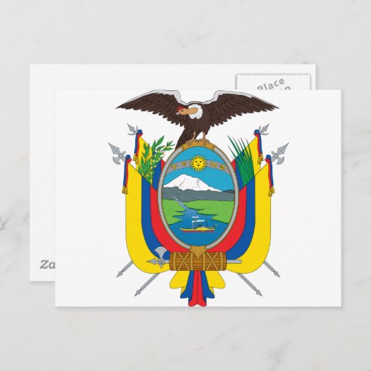 Ecuador - wapenstilstand briefkaart (Voorkant / Achterkant)