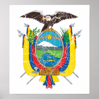 Ecuador - wapenstilstand poster