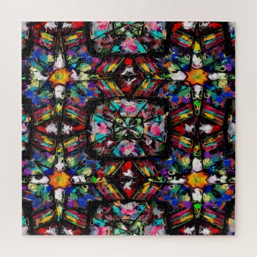 Ecuadoraans Glas-in-lood Legpuzzel (Verticaal)