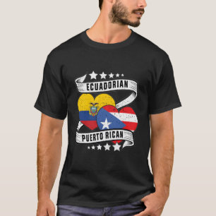 Ecuadoraans Puerto Ricaans Shirt half Puerto Ricaa