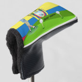 Ecuadoraanse golfer golfheadcover (3/4 voorkant)