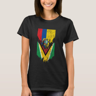 Ecuadoraanse Guyaanse vlaggen verscheurd Ecuador G T-shirt