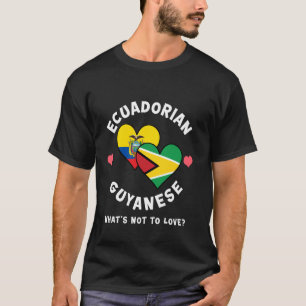 Ecuadoraanse Guyanese Wat Is Er Niet Leuk Hart Vla T-shirt